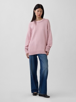 100% Cotton Oversized Sweater | Gap (US)