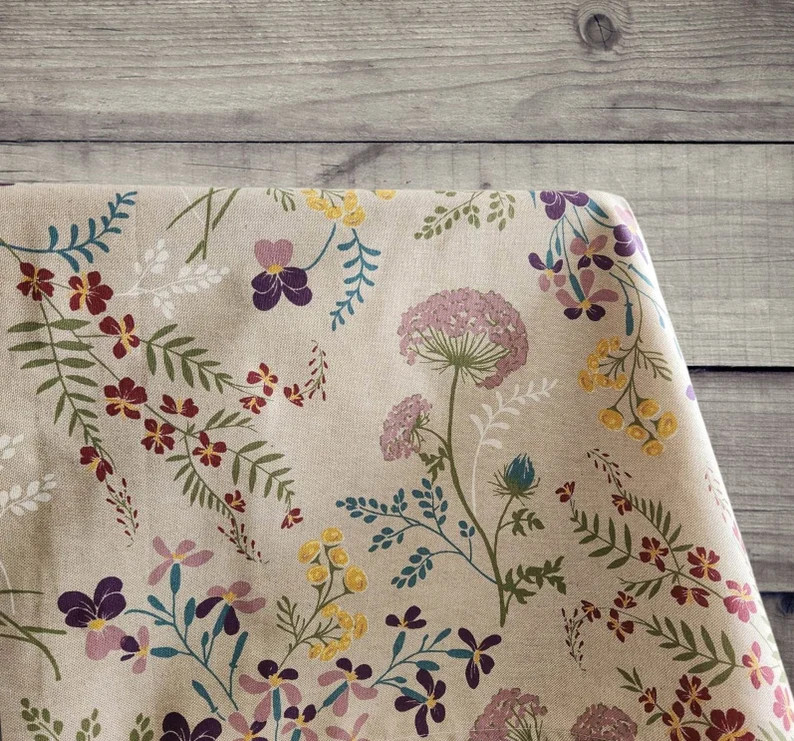Wildflowers Rectangle Tablecloths, Cotton Fabric Table Cloth, French Table Decor, France Decor Vi... | Etsy (US)