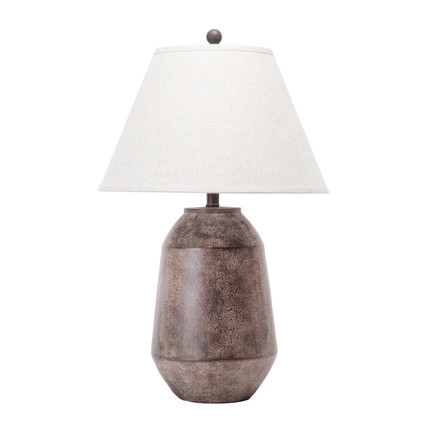 29-inch Mottled Resin Vintage Table Lamp