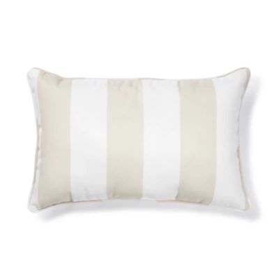 W Home™ Cabana Stripe Outdoor Oblong Throw Pillow | Bed Bath & Beyond | Bed Bath & Beyond