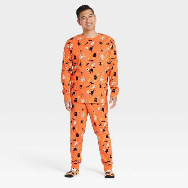 Men's Halloween Family Pajama Set - Hyde & EEK! Boutique™ Orange | Target