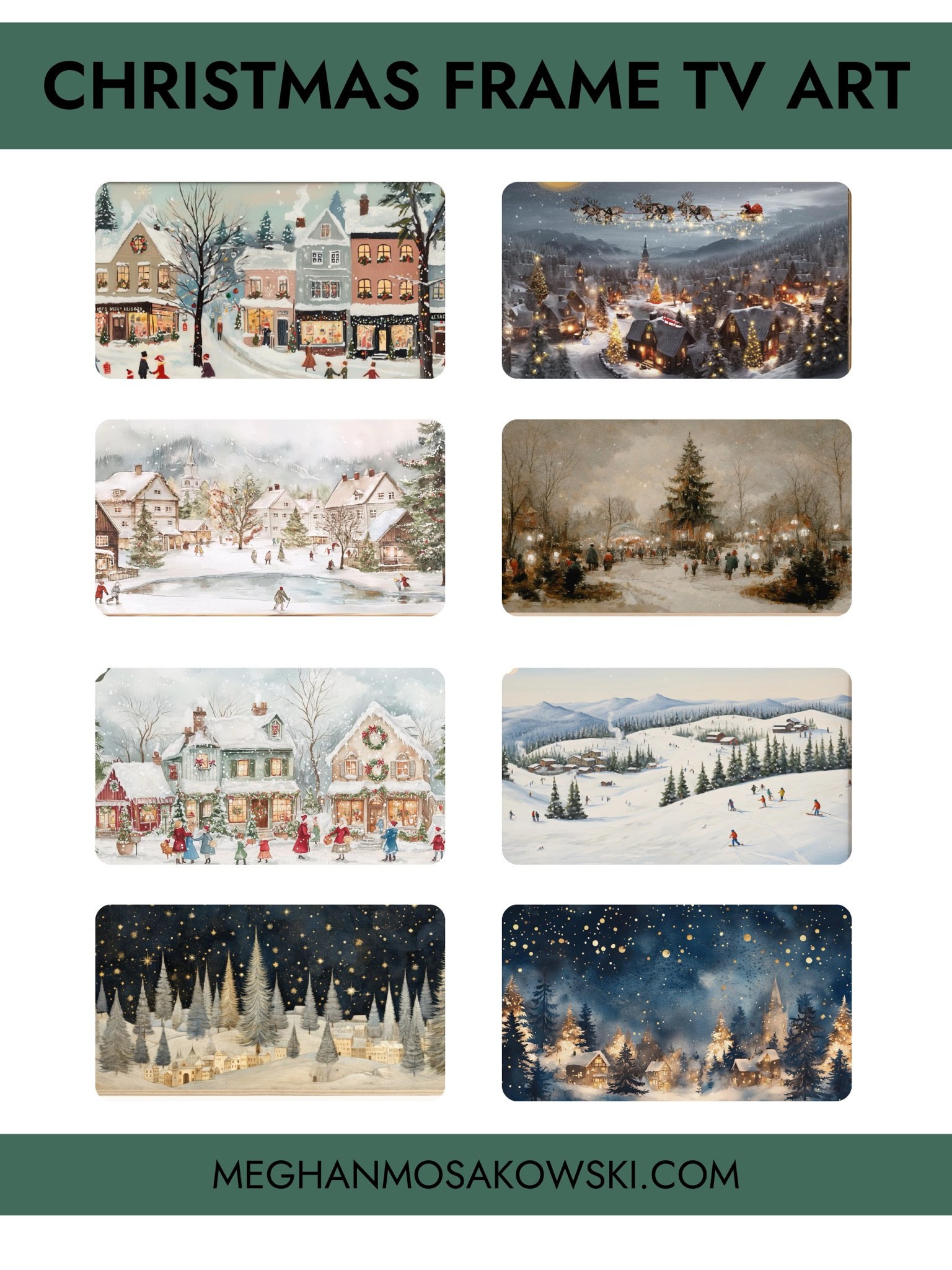 Christmas and Winter Frame Tv Art 

#LTKFamily #LTKHome #LTKHoliday