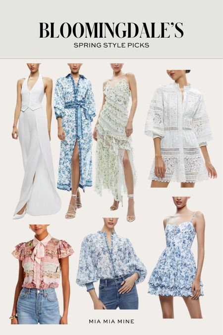 Elevated new arrivals for spring from Bloomingdales
Alice & Olivia white jumpsuit wearing a US 2
Alice & Olivia blue and white floral maxi dress wearing an XS
Alice & Olivia blue and white floral blouse wearing an XS
White linen pants wearing a US 0
@bloomingdales #ad #bloomingdales 

#LTKtravel #LTKSeasonal #LTKstyletip