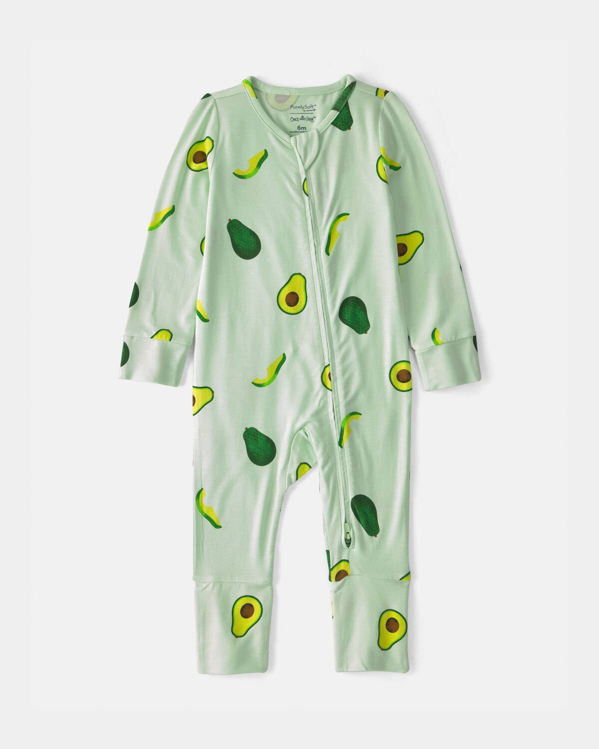 Baby Avocado PurelySoft Sleep & Play Pajama - Green | Carter's Inc