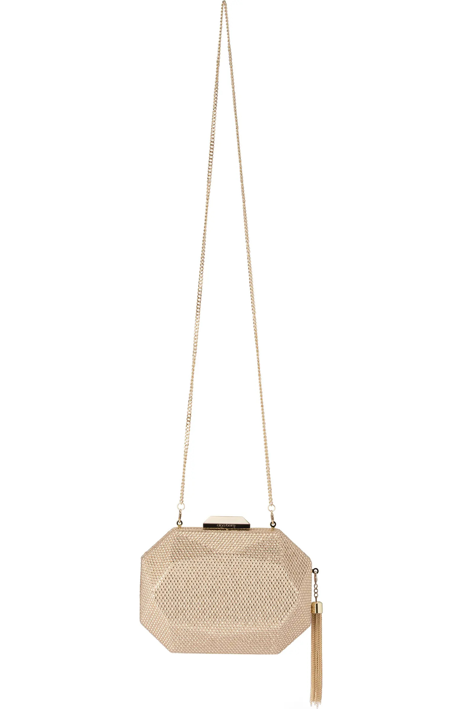 Hotfix Tassel Structured Clutch | Nordstrom