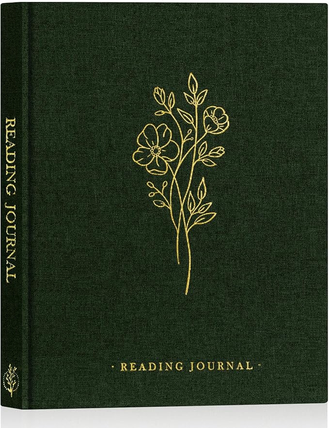Lanpn Reading Book Journal for Book Lovers Readers, 9.3" x 7.7", 158 Pages Linen Hardcover Books ... | Amazon (US)