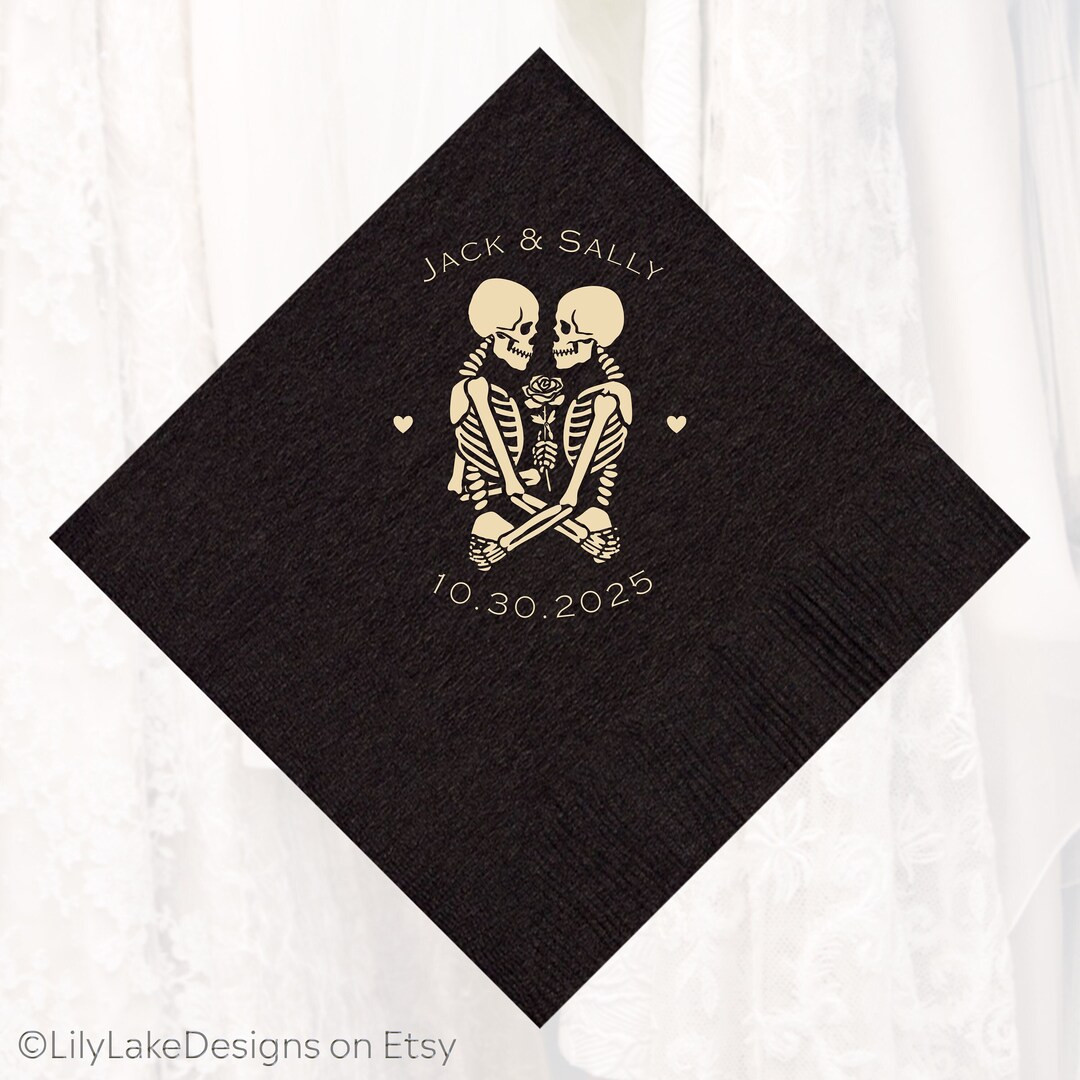 Personalized Halloween Wedding Favors Custom Gothic Wedding - Etsy | Etsy (US)