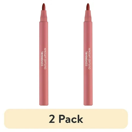 (2 pack) COVERGIRL Outlast Lipstain, 10 Sugey Girl, Pink, 0.05 fl oz | Walmart (US)