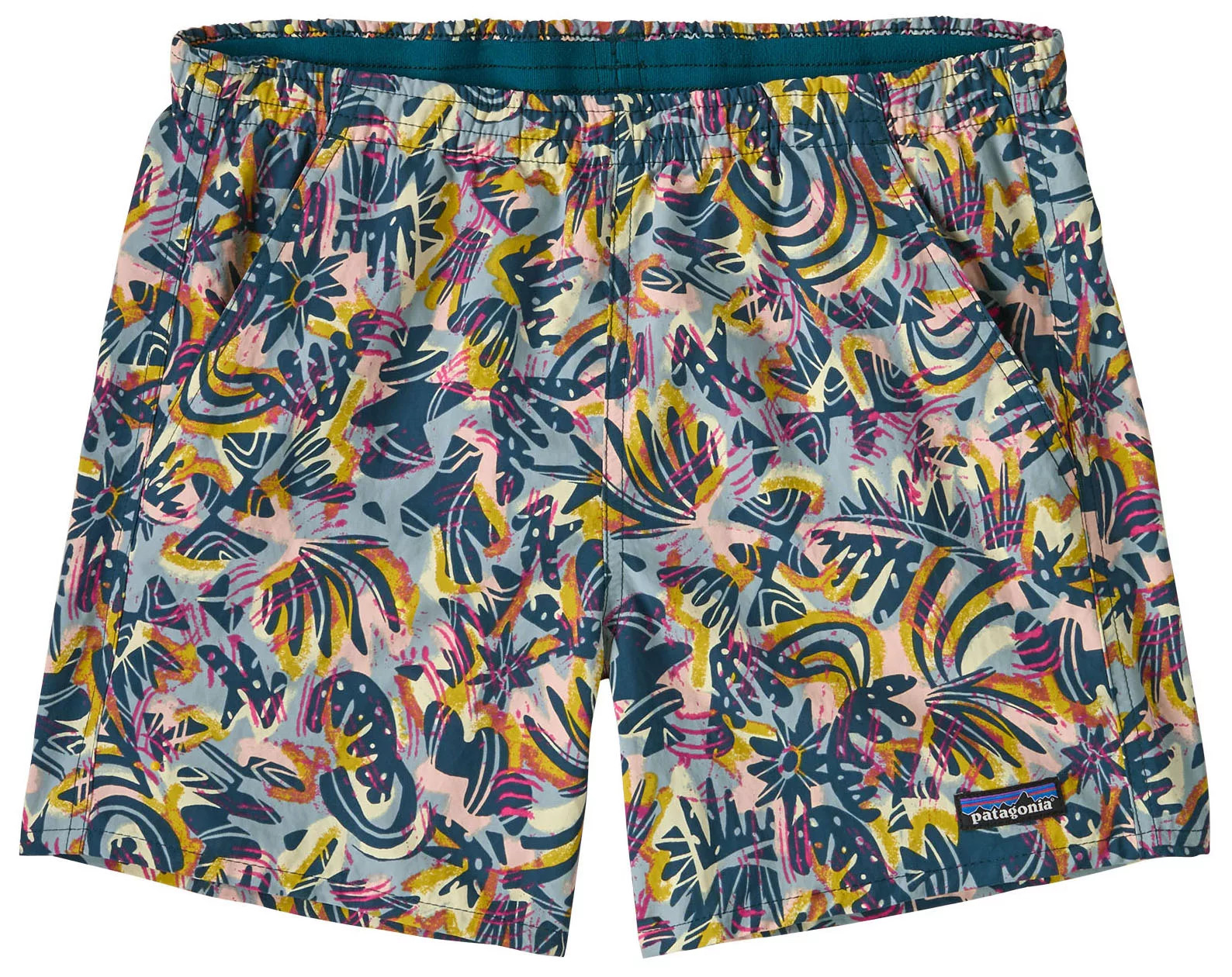 Patagonia Women's 5” Baggies Shorts, Large, Wild Botanist/Tidal Teal | DICK'S Sporting Goods