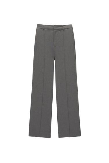 Smart trousers with seam detail | PULL and BEAR UK