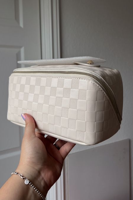 Travel must have! Love this toiletry pouch & how it lays flat when open. 

Disclaimer: the inside smells! Like plastic or something, but I’m letting it air out.

Travel, travel must have, makeup bag, Amazon find, vacation, affordable 

#LTKfindsunder50 #LTKhome #LTKbeauty