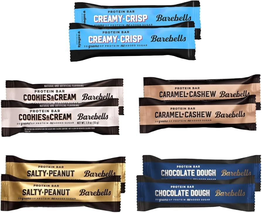 Barebels Protein Bars Variety Pack - Protein Snacks with 20g of High Protein - Protein Bar with 1... | Amazon (US)