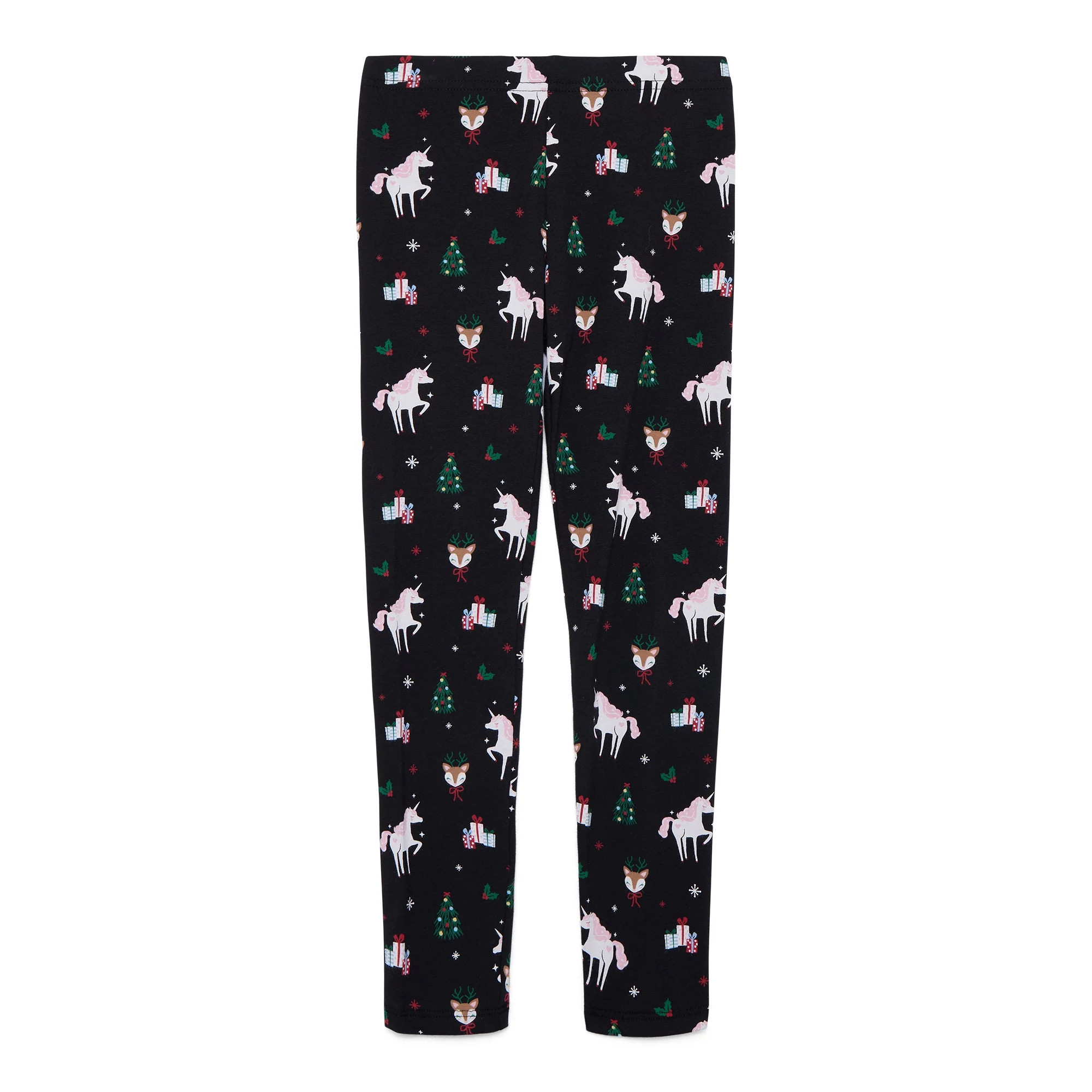 Holiday Time Girls Christmas Printed Leggings, Sizes 4-18 | Walmart (US)