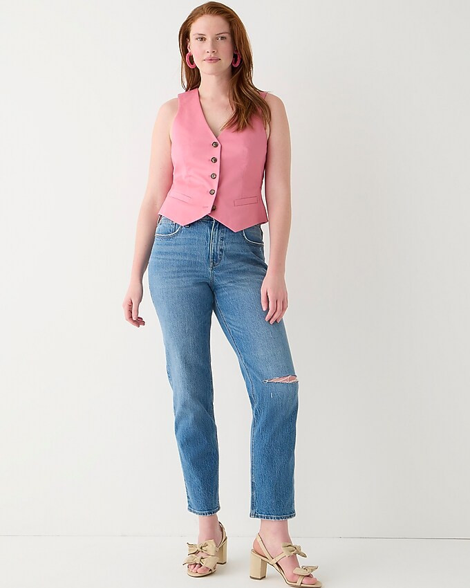 Tall high-rise '90s classic straight jean in Rouses wash | J. Crew US