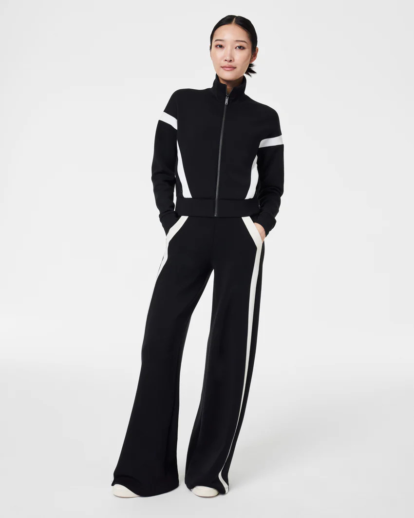 AirEssentials Striped Track Jacket | Spanx
