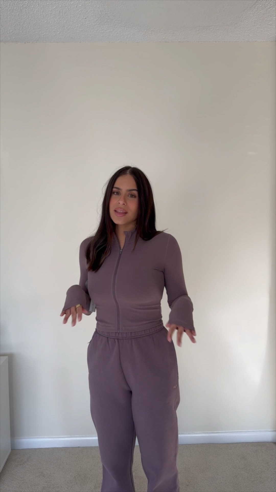 These are super soft. Wearing a small in the top but could have also done a medium for a more loose fit. Joggers are xxsmall.  But wish I would have just done an Xsmall  

#LTKstyletip