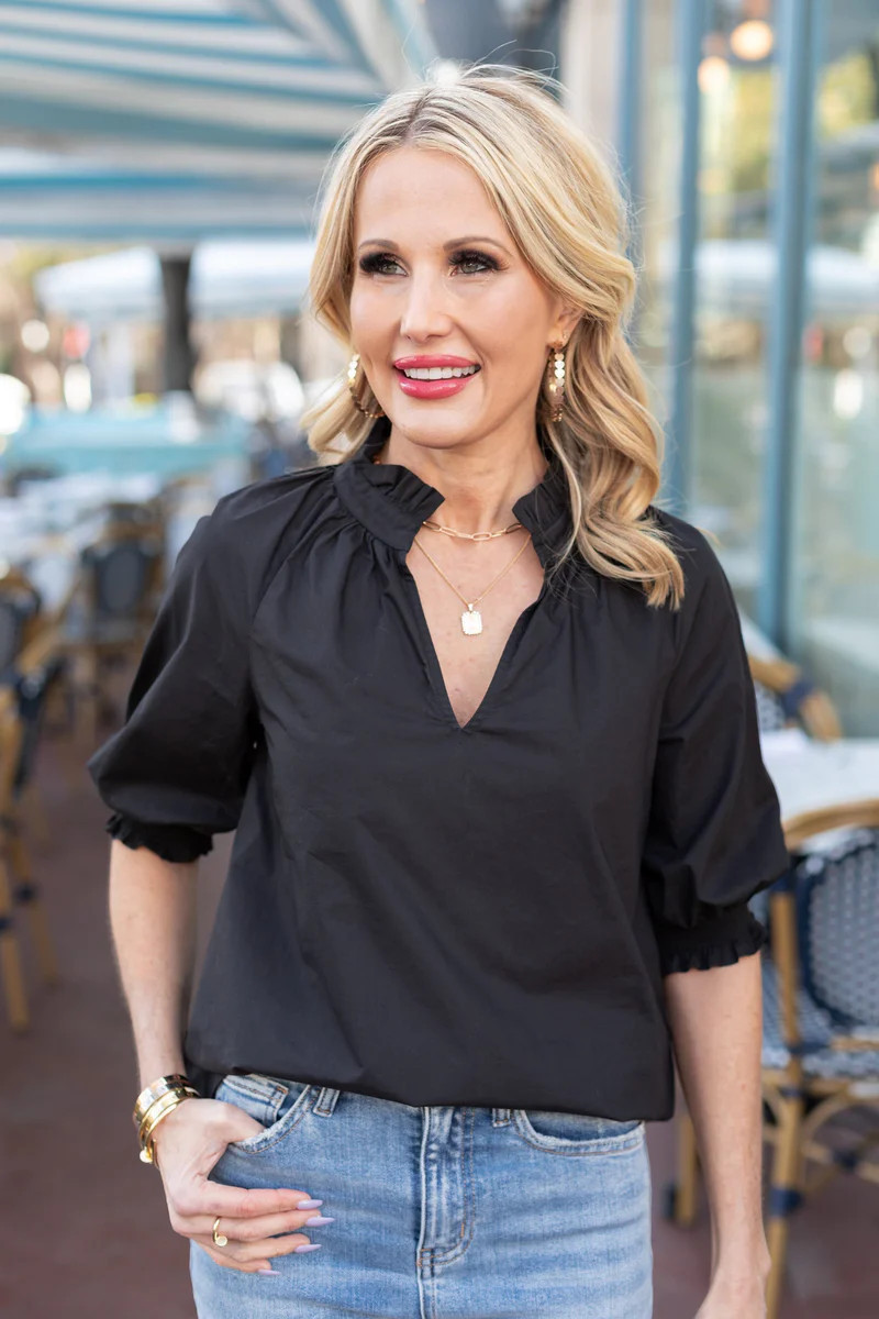 Merrick Top- Black | Avara