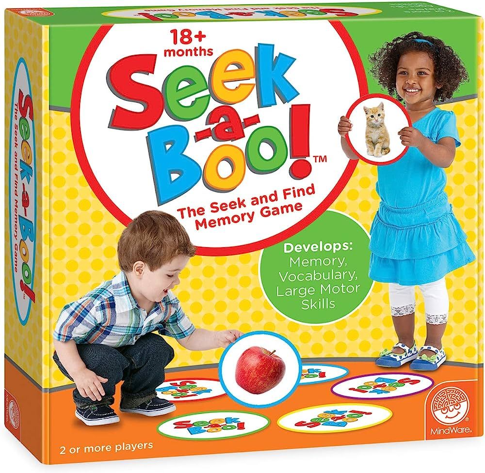MindWare Seek-a-Boo Seek and Find Memory Game and Toddler Flash Cards Matching Game - Great for P... | Amazon (US)