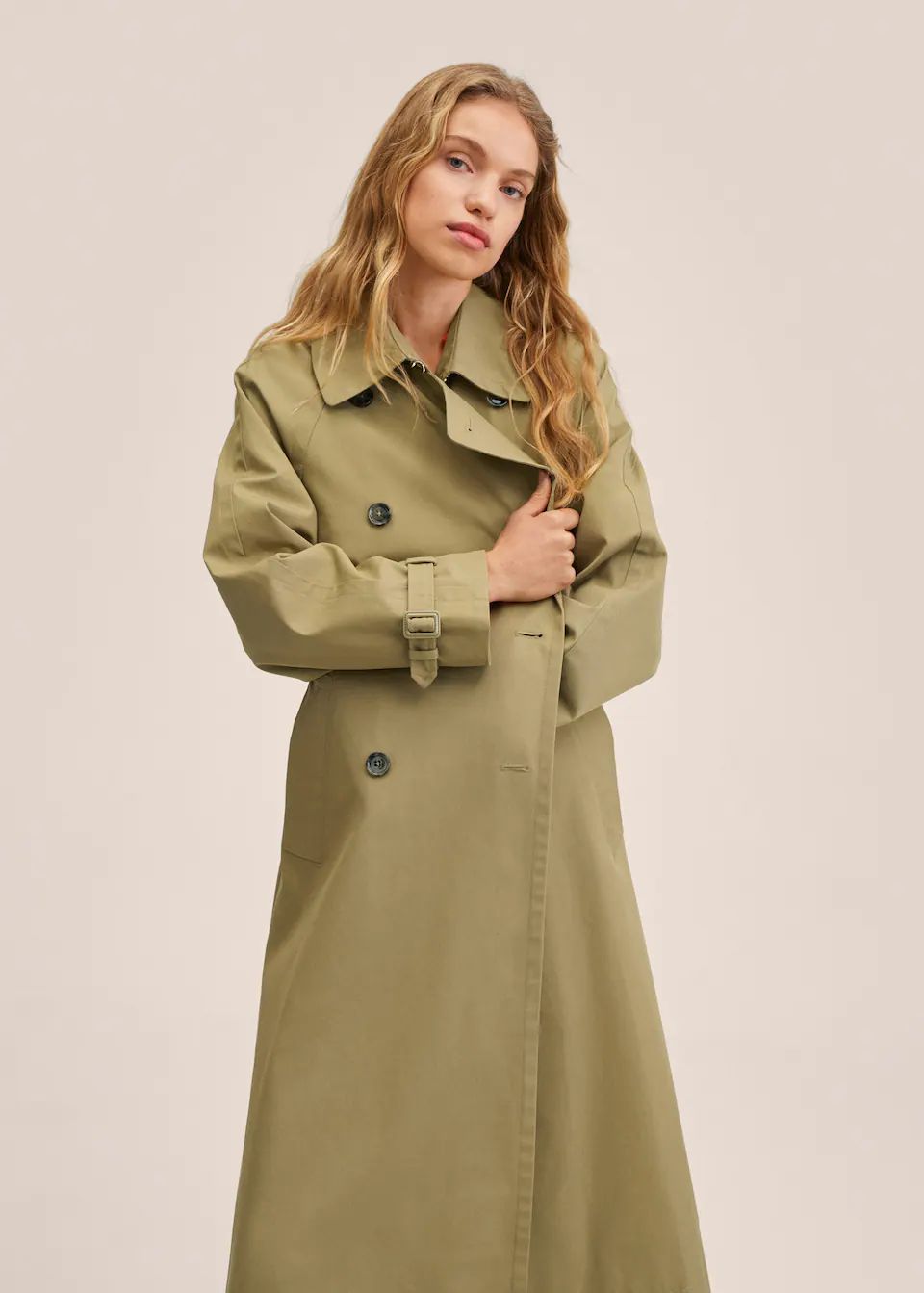 Cotton classic trench coat | MANGO (US)