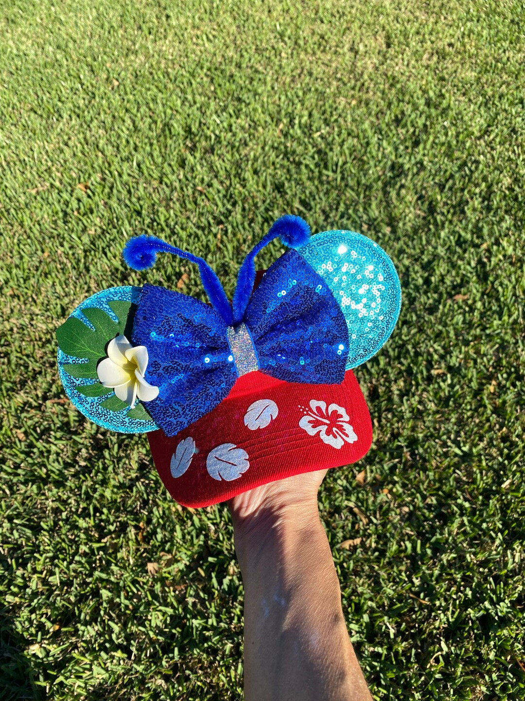 Lilo and Stitch inspired, Mouse Ears, mickey ears, Minnie Ears, Disney visor, | Etsy (US)