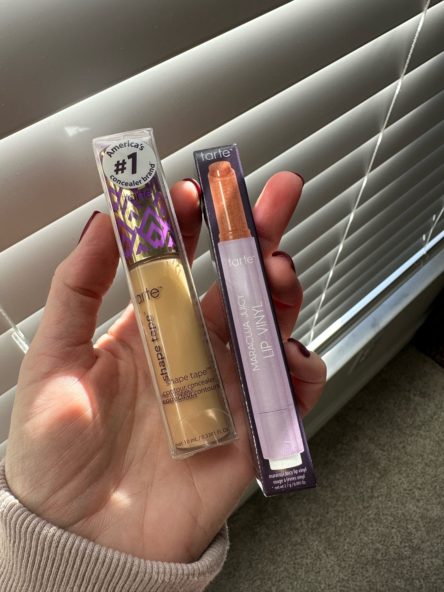 New tarte order came in 💋💄 

Shape tape & maracuja lip vinyl in shimmering coconut 

#LTKStyleTip #LTKFindsUnder50 #LTKBeauty