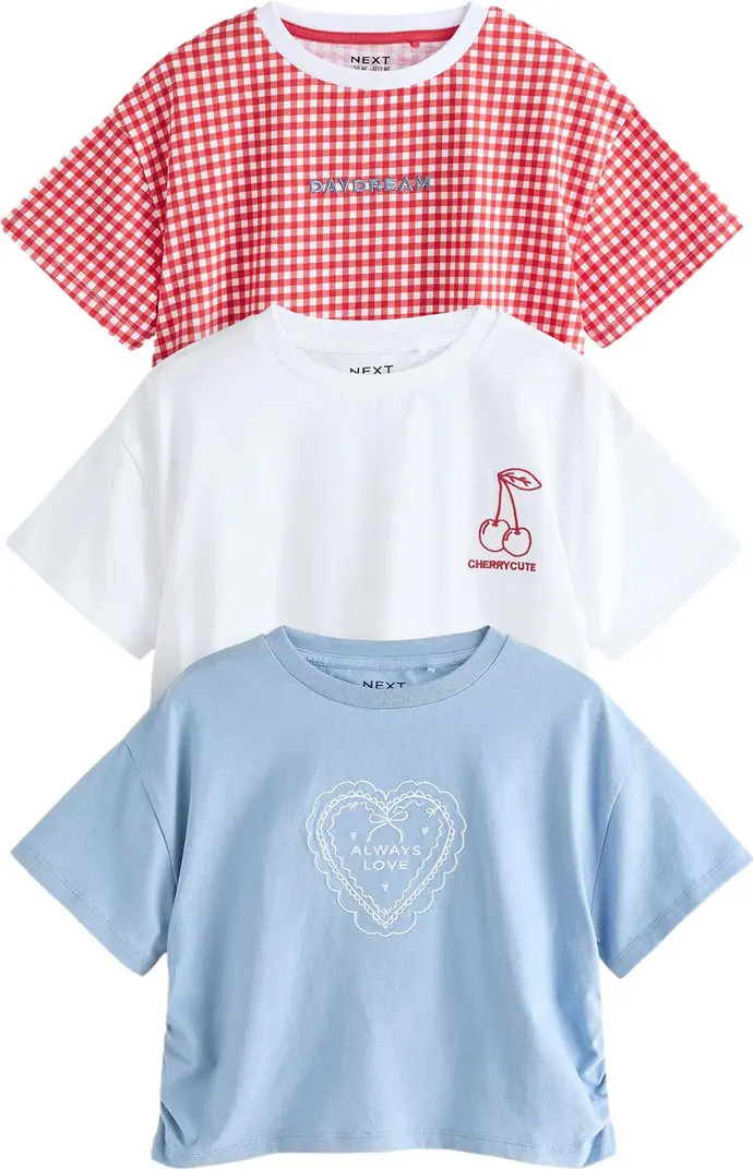 Kids' Assorted 3-Pack Cotton Graphic T-Shirts | Nordstrom