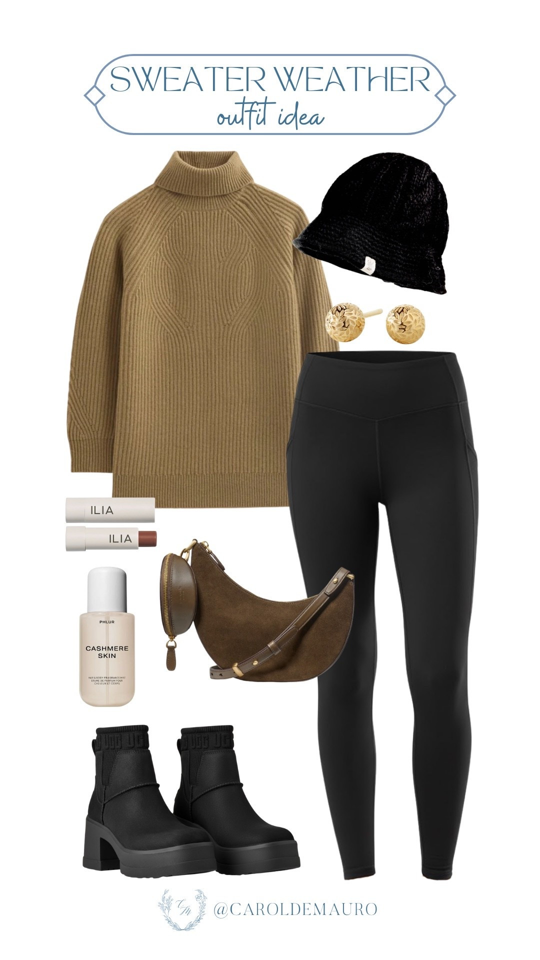 Looking for that ultimate running errands but make it a fashion look? Try out these black leggings with an oversized knitted sweater! Wear black chunky boots and a beanie for that edgy vibe.

sweater weather, outfit idea, casual look, weekend vibes, wardrobe staple, street wear, winter fashion, errands day

#LTKU #LTKFindsUnder50 #LTKSeasonal