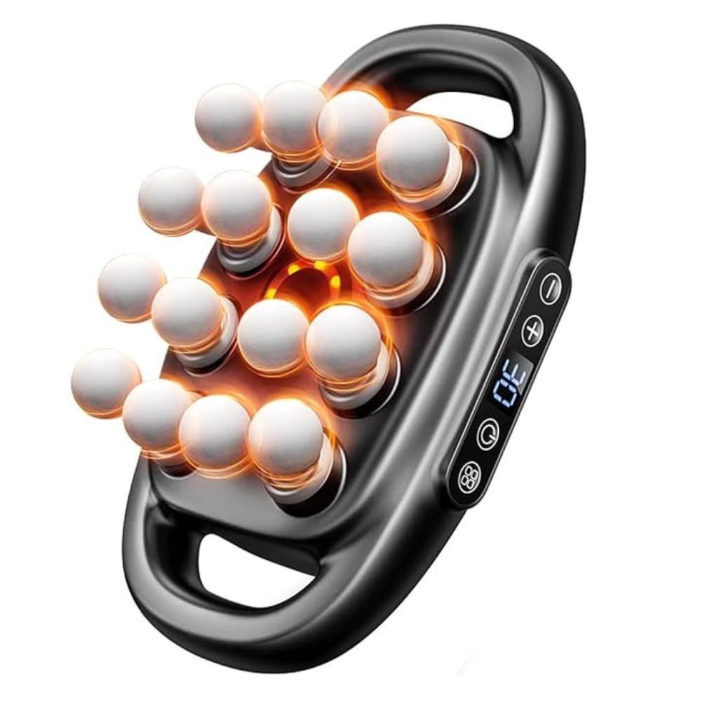 Massage Guns Deep Tissue, Neck Massager with 16 Heads, 16-Head Massage Gun Set for Deep Tissue an... | Amazon (US)