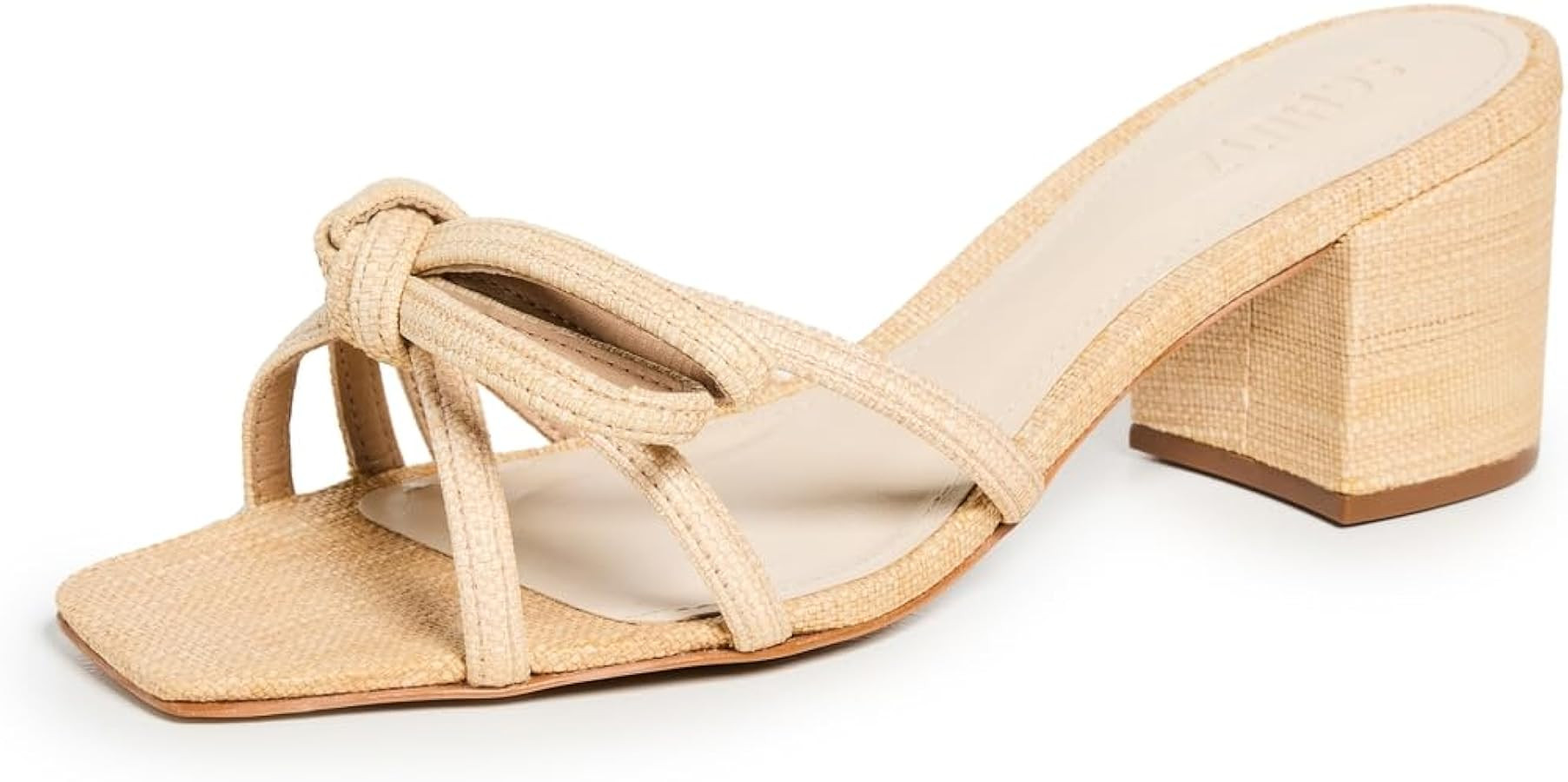 SCHUTZ Women's Palha Block Heel | Amazon (US)