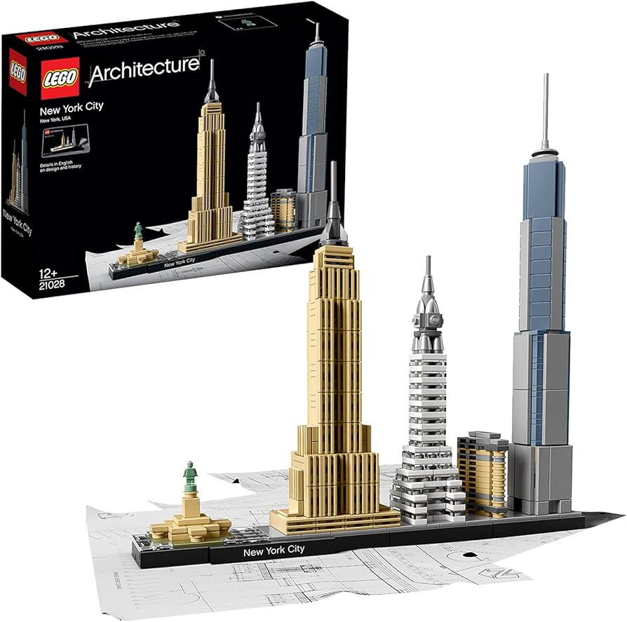 LEGO 21028 Architecture New York City Set, Skyline-Modellbausatz mit World Trade Center und Freih... | Amazon (DE)