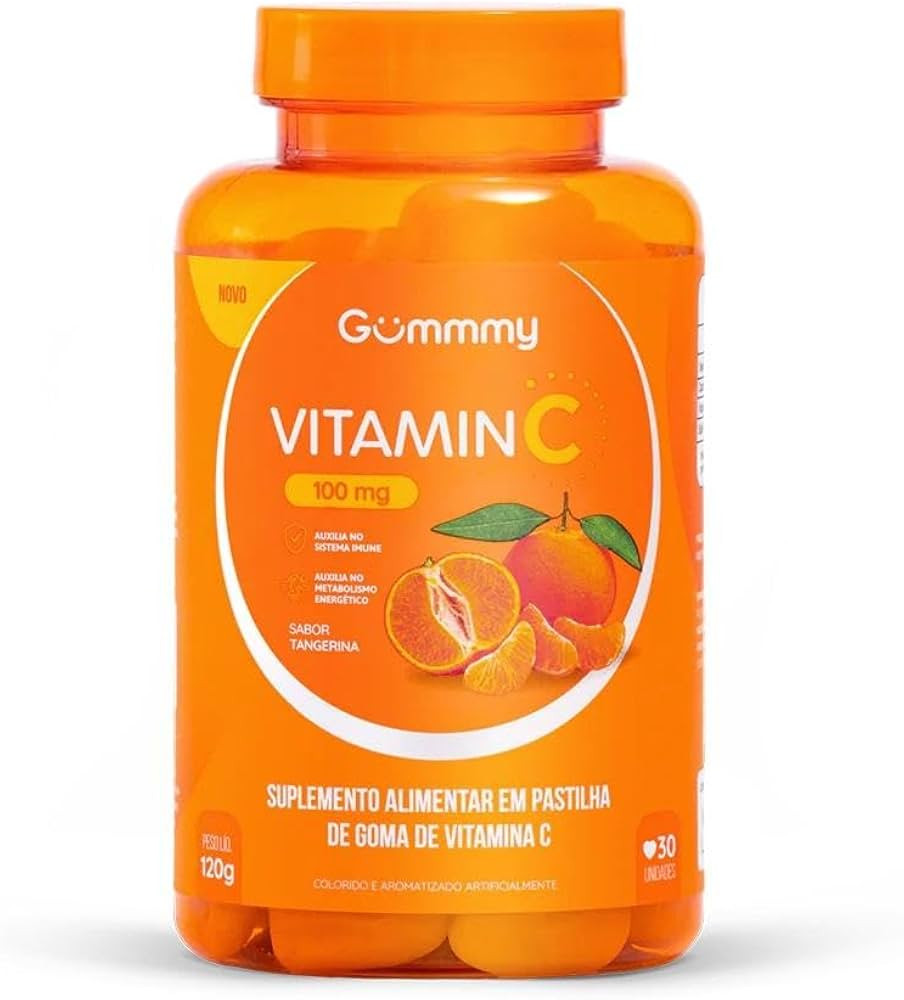 Gummy Vitamin C (30 gomas), Tangerina | Amazon (BR)