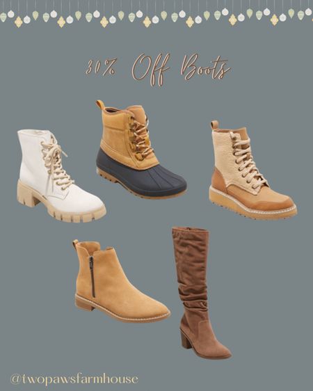 30% off boots and shoes at target! Stock up on cozy boots for the winter season!  

#LTKSeasonal #LTKunder50 #LTKsalealert