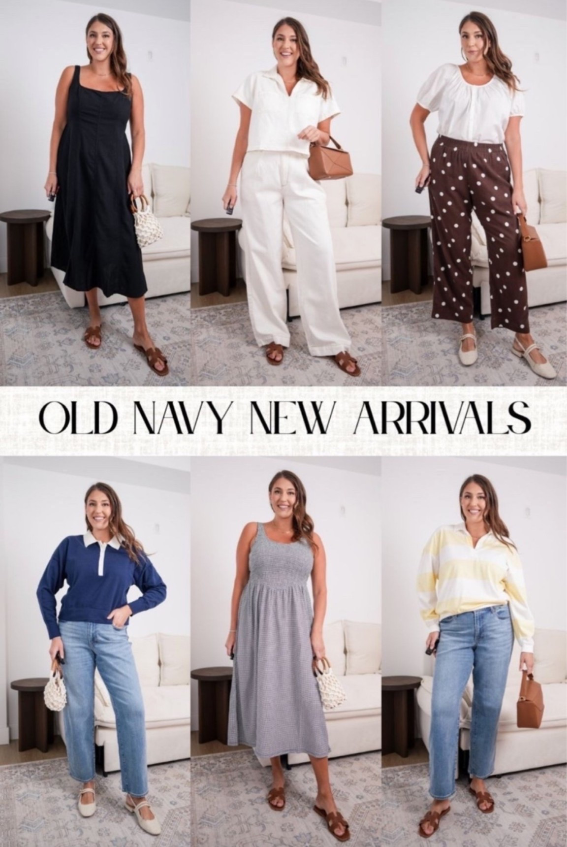 Old Navy summer outfits worth adding to cart ☀️

Old Navy new arrivals, summer outfits, casual outfit ideas, affordable fashion, linen pants, black midi dress, polka dot pants, striped rugby top, sundress, wide leg pants, everyday style, mom fashion, summer capsule wardrobe, casual chic outfits, Old Navy finds, neutral outfits, summer fashion trends.

#LTKSaleAlert #LTKootd #LTKdayinmylife