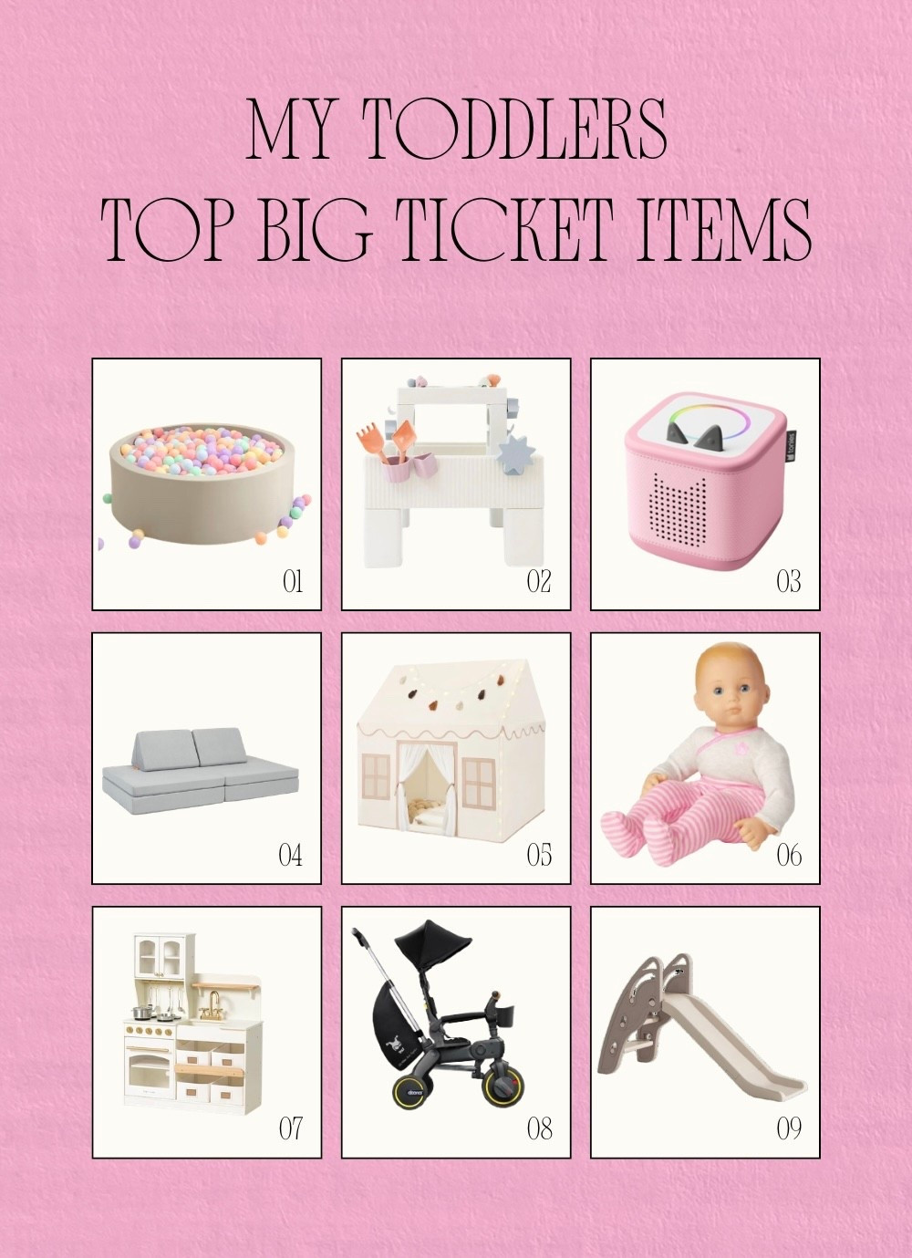 1-2 year big ticket gift ideas 

Sam’s Club also has her favorite indoor bounce house! Linked below :)

#LTKmomlife #LTKKids #LTKBaby