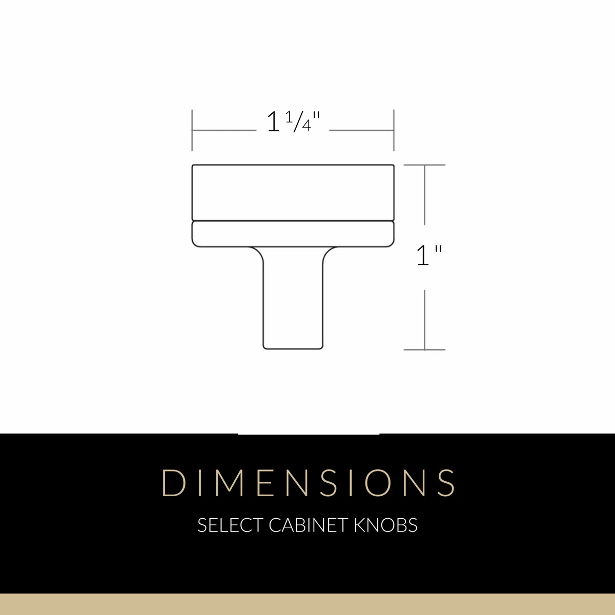 Emtek Select Cabinet Knob 1-1/4", Conical Stem & Knurled Knob | Wayfair North America