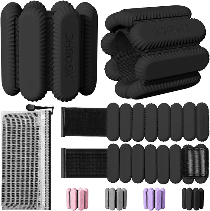 Ankle Weights Set of 2, Adjustable Wrist & Ankle Weights for Women Men Kids, Strength Training We... | Amazon (US)