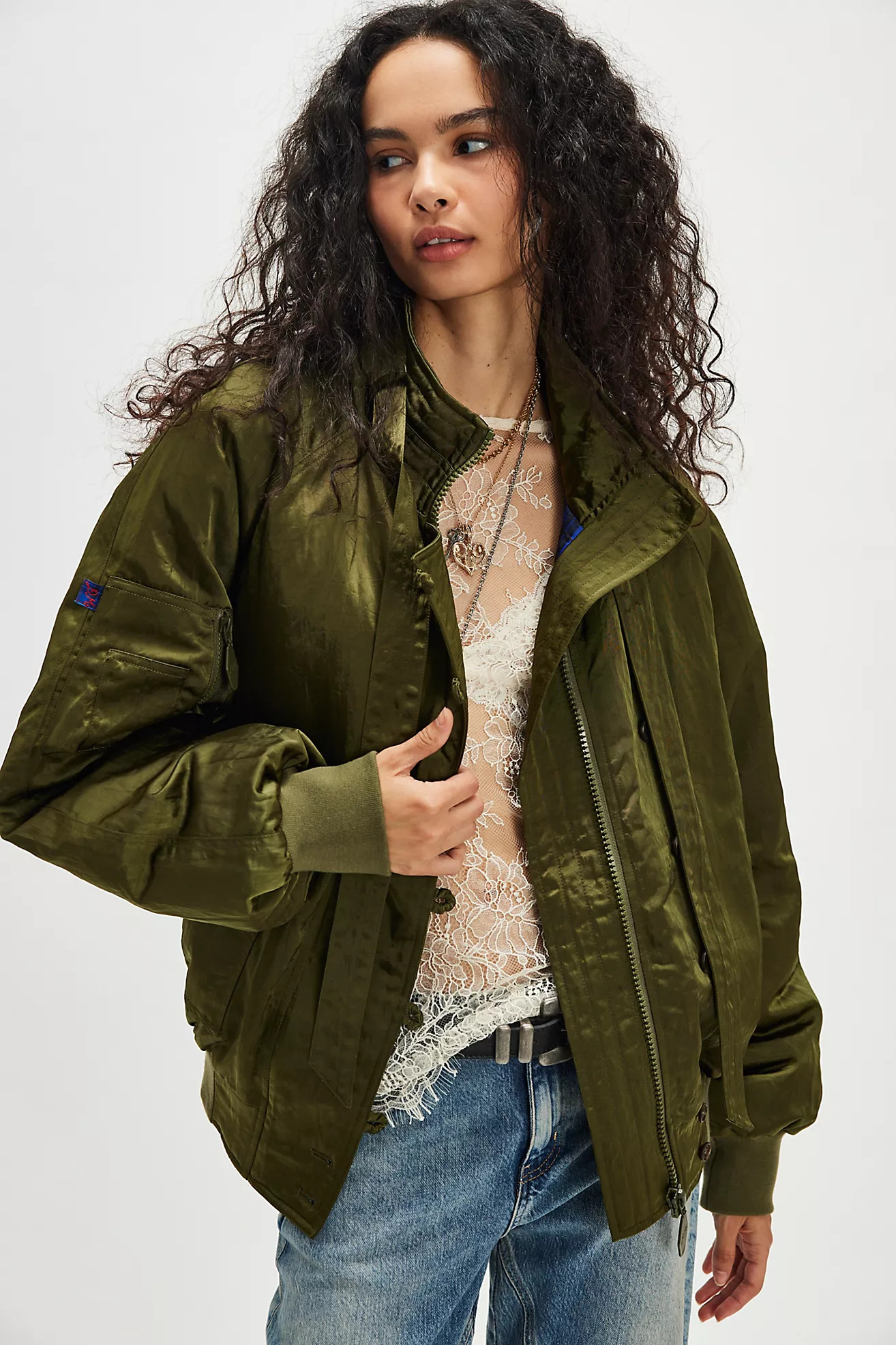 Damson Madder Joannie Bomber Jacket | Free People (Global - UK&FR Excluded)