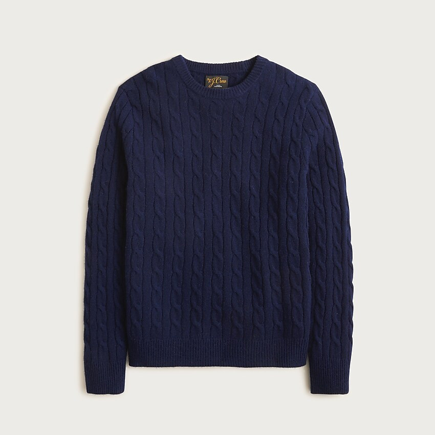 Cashmere cable-knit sweater | J. Crew US