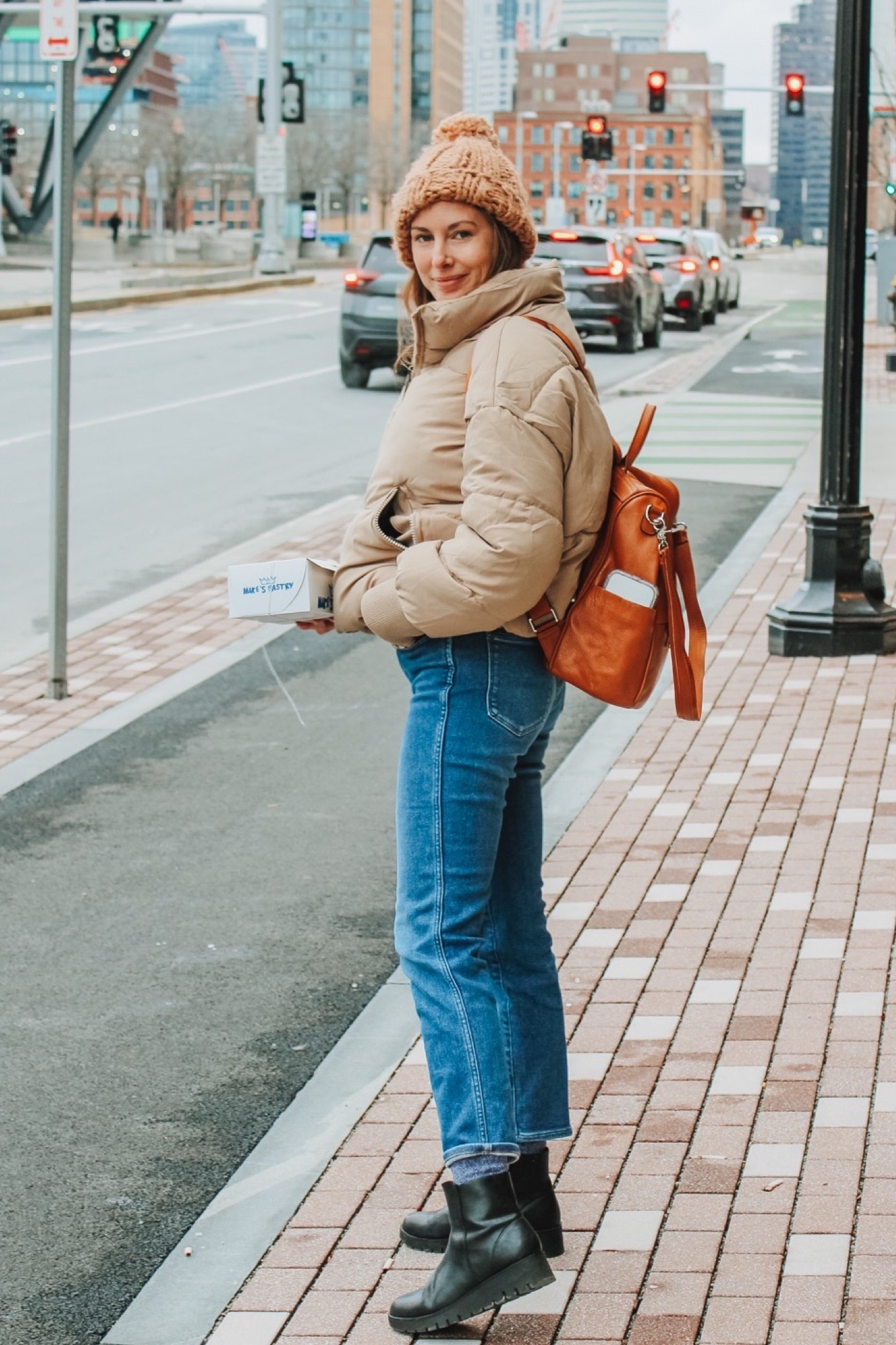 Puffer coat, jacket under $100, winter style, winter outfit, winter coat, puffer jacket, madewell jeans, everyday backpack 

#LTKitbag #LTKSeasonal #LTKunder100