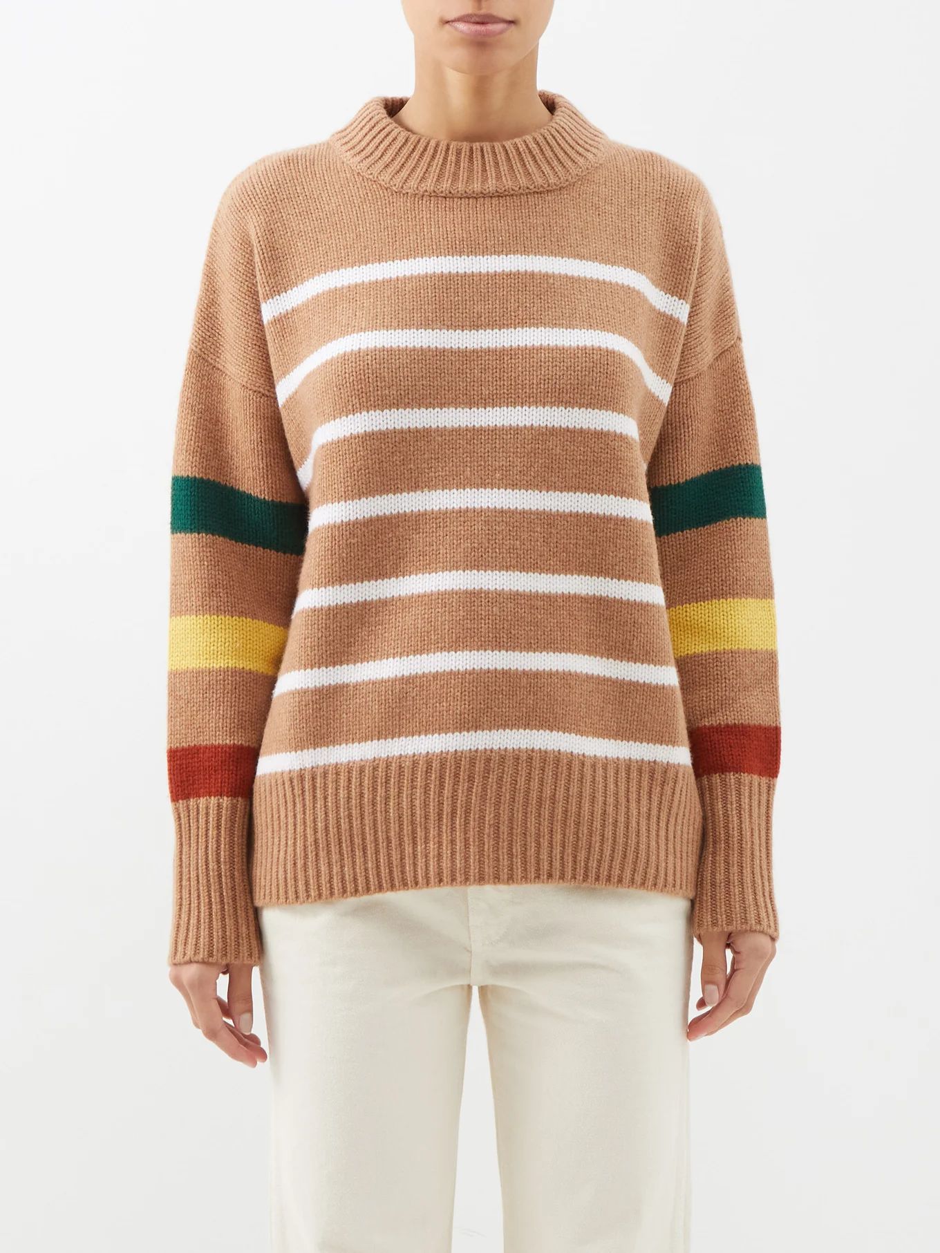 Marin striped wool-blend sweater | La Ligne | Matches (US)
