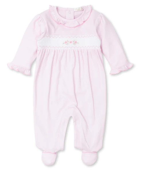 CLB Fall Medley 22 Hand Smocked Footie | Kissy Kissy