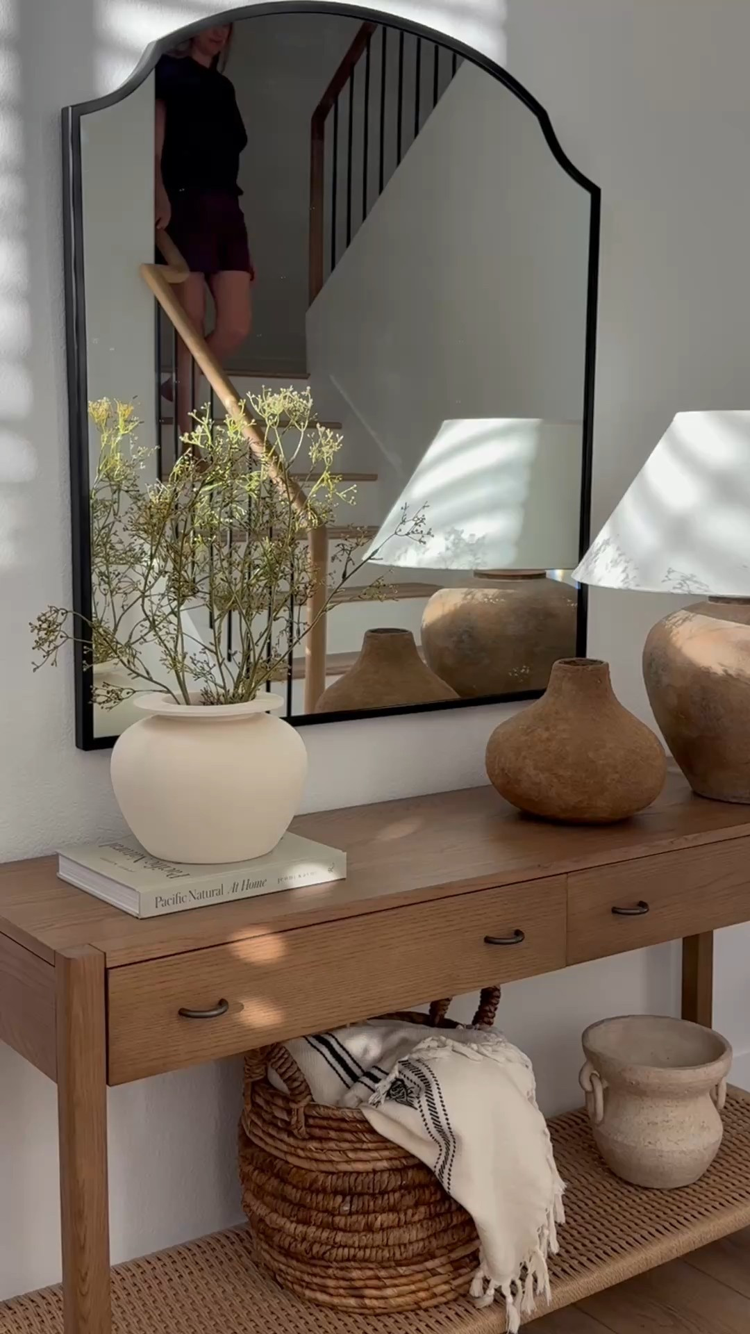 Cozy, earthy, and classic. Brown brings in the natural beauty of wood tones, makes a space feel instantly cozy, and pairs effortlessly with neutrals or bold accents. It’s the shade that always makes home feel calm and inviting.
Earthy textured table lamp, warm wood tone console table, coffee table and side table. Coffee table styling for fall. Entryway decor  

#LTKSeasonal #LTKStyleTip #LTKHome