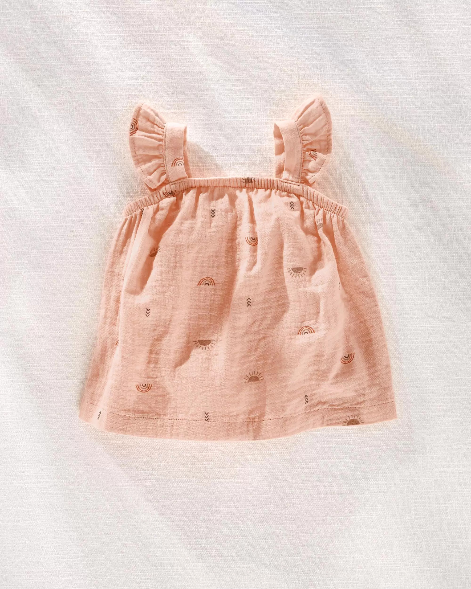 Baby Hilary Duff Rays And Rainbows Crinkle Gauze Tank | Carter's