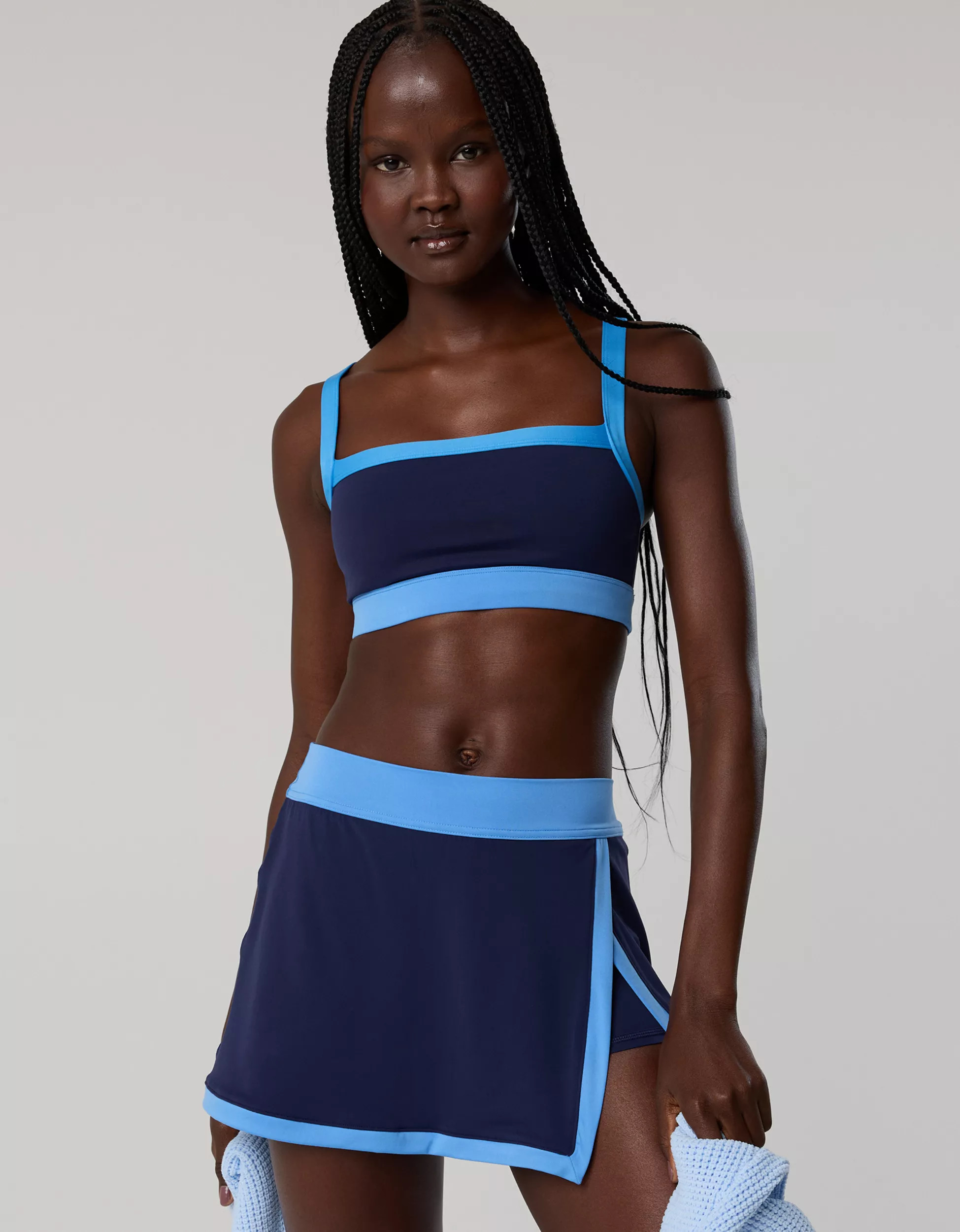 OFFLINE By Aerie Real Me XTRA Colorblock Sports Bra | Aerie