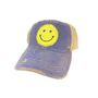 YELLOW SMILEY PATCH HAT | Judith March