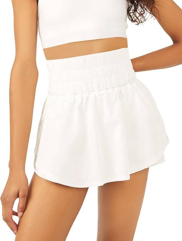 CORECOUTURE Womens The Way Home Skort High Waisted Athletic Skirts Shorts Elastic Casual Summer R... | Amazon (US)