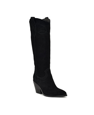 Women's Smash Stacked Block Heel Cowboy Boots | Macy's