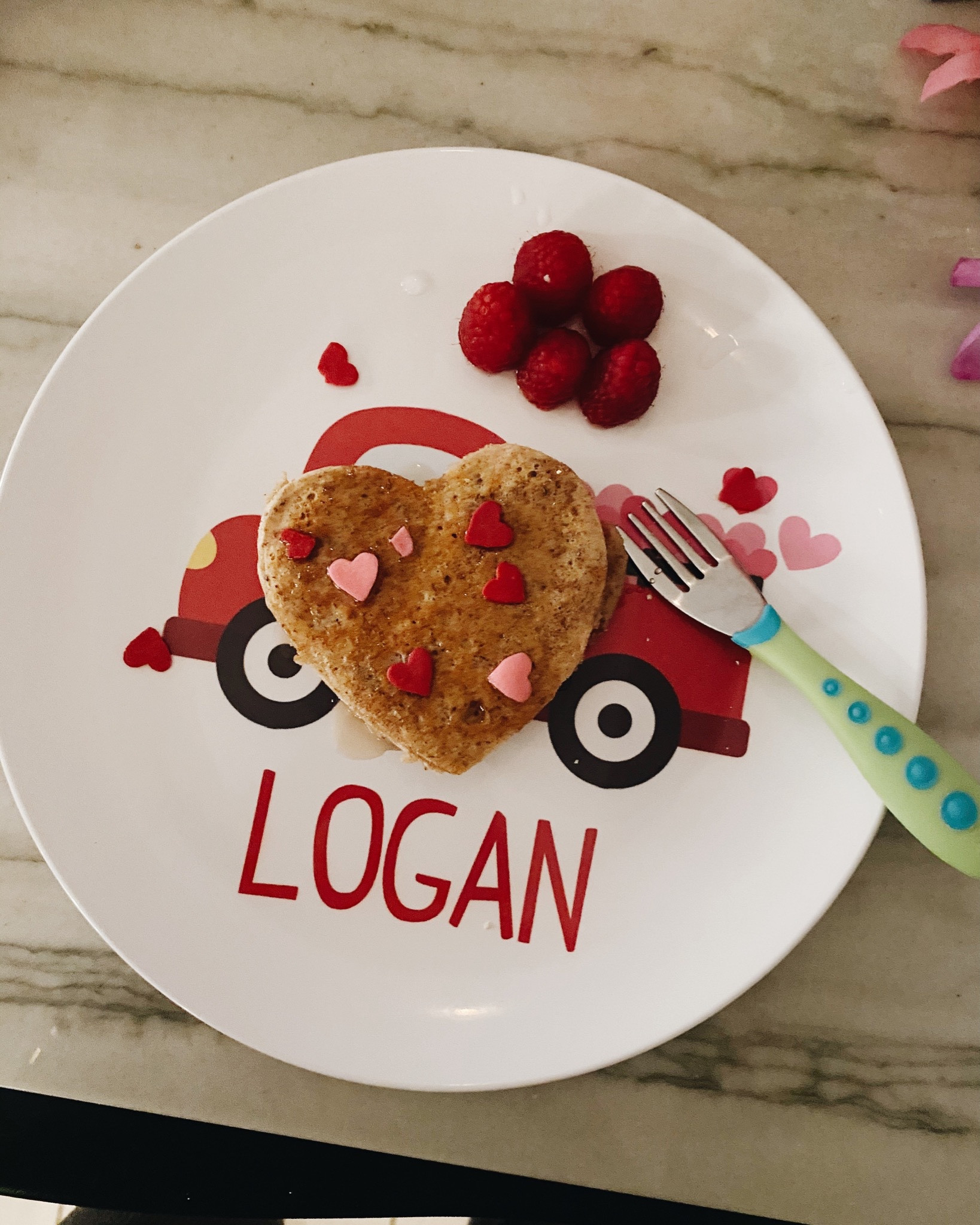 Kids personalized plate for Valentine’s Day! I requested no chevron background 

#LTKSeasonal #LTKfindsunder50 #LTKkids