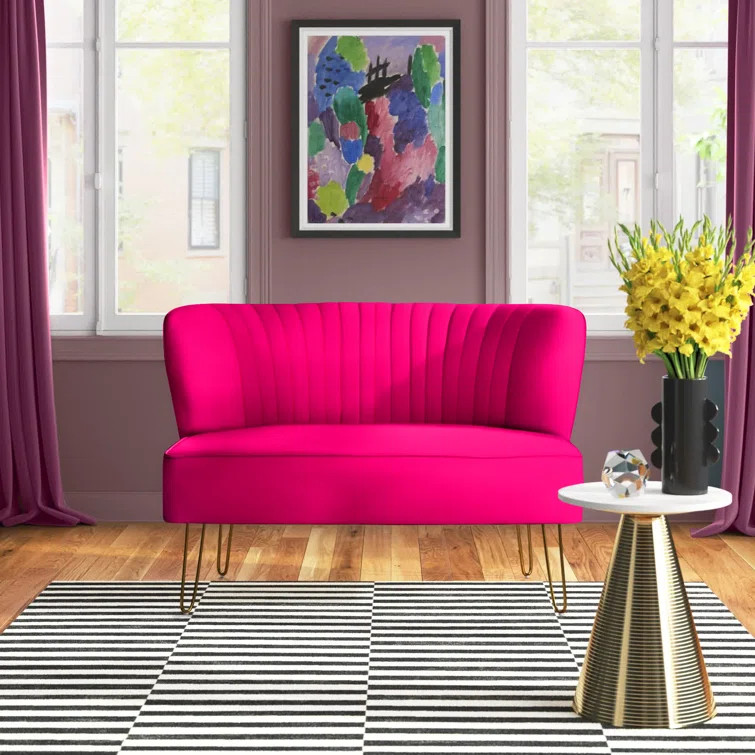 Celisha 45'' Upholstered Loveseat | Wayfair North America