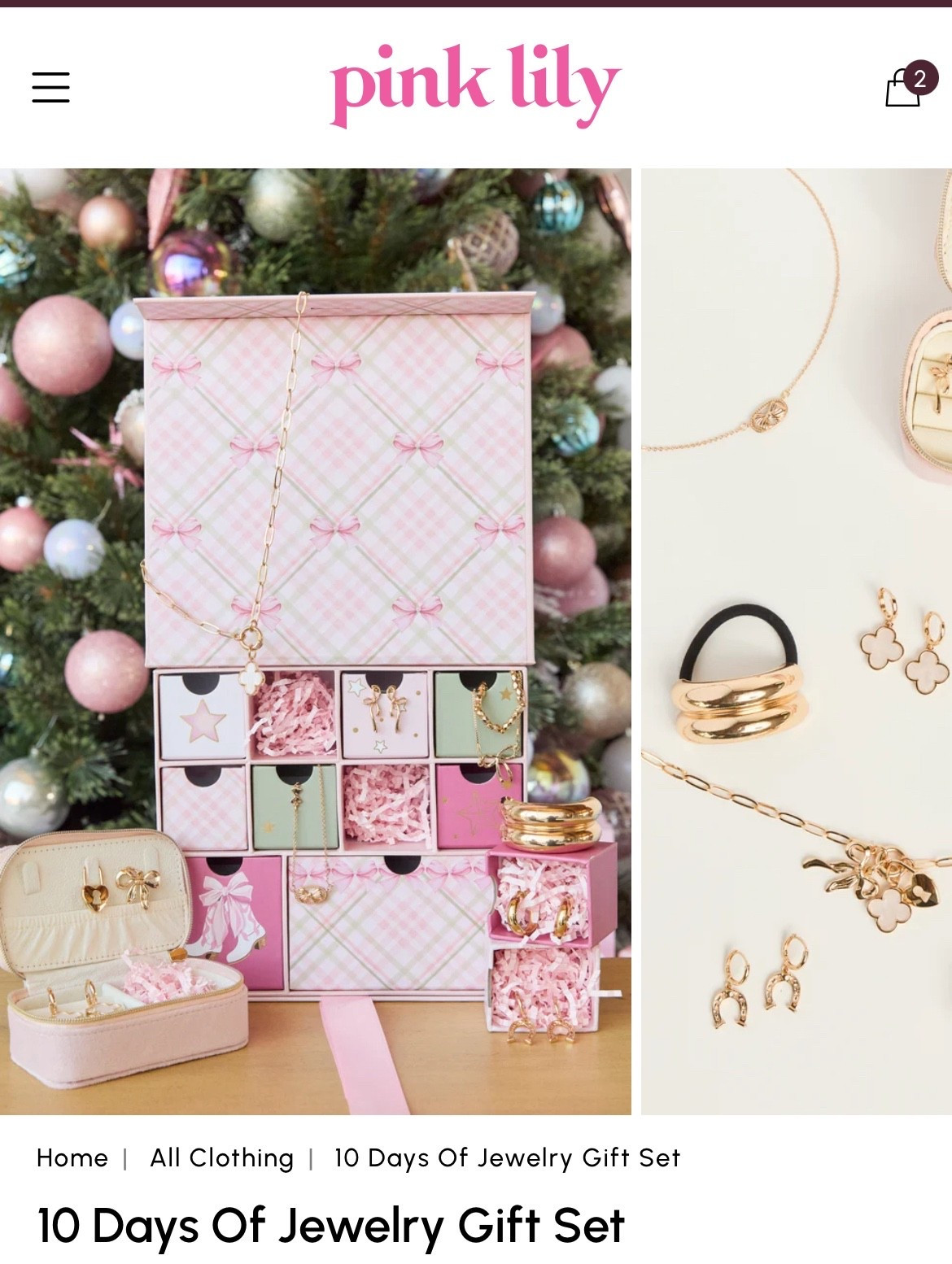 Pink Lily jewelry advent calendar- 10 day 

#LTKGiftGuide #LTKHoliday